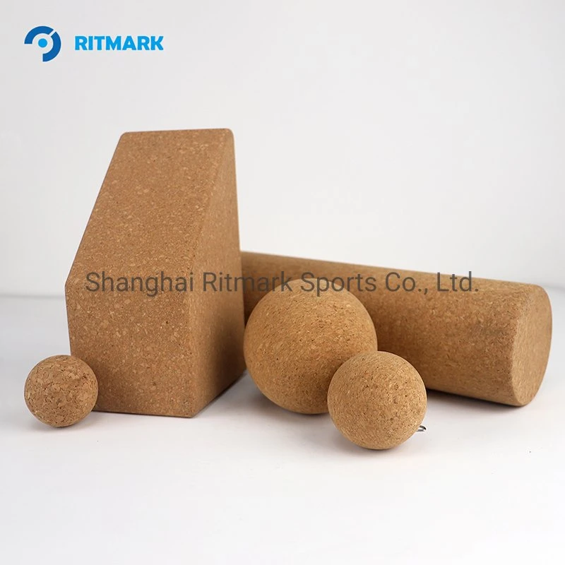 High Denisty Natural Cork Yoga Massage Roller